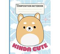 Cute Kawaii Corgi Wide Ruled Lined Notebook 8.5" x 11", 120 pages, Fun Kids Journal, Great Gift For Dog Lovers