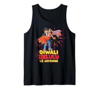 Cute Kawaii Diwali Delulu Chibi Indian Couple 90s Bollywood Tank Top