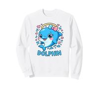 Cute Kawaii Dolphin Ocean Creature Kids Design Sweatshirt