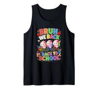 Cute Kawaii Dumpling Back to School Bruh We Back Tank Top