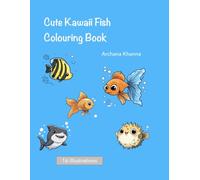 Cute Kawaii Fish Colouring Book