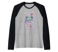 Cute Kawaii Frog Boba Tea Animal Boba Tea Bubble Tea Lover Raglan Baseball Tee
