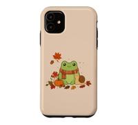 Cute Kawaii Frog Snail Mushroom Cottagecore Fall Autumn Case for iPhone 11