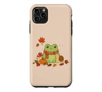 Cute Kawaii Frog Snail Mushroom Cottagecore Fall Autumn Case for iPhone 11 Pro Max