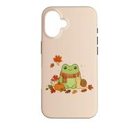 Cute Kawaii Frog Snail Mushroom Cottagecore Fall Autumn Case for iPhone 16