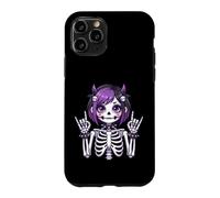 Cute Kawaii Goth Girl Skeleton Punk-Goth Alternative Apparel Case for iPhone 11 Pro