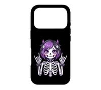 Cute Kawaii Goth Girl Skeleton Punk-Goth Alternative Apparel Case for iPhone 17 Pro
