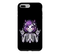 Cute Kawaii Goth Girl Skeleton Punk-Goth Alternative Apparel Case for iPhone 7 Plus/8 Plus