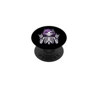 Cute Kawaii Goth Girl Skeleton Punk-Goth Alternative Apparel PopSockets Adhesive PopGrip