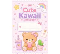 Cute Kawaii Graph Notebook: 5 mm Graph Paper | 110 Pages | For School, Study, Drawing & Bullet Journaling
