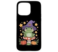 Cute Kawaii Halloween Frog With Magic Hat Case for iPhone 15 Pro Max