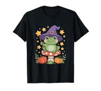 Cute Kawaii Halloween Frog with Magic Hat T-Shirt