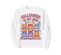 Cute Kawaii Halloween is My Jam October Girls Womens Mom Sweatshirt