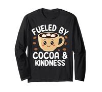 Cute Kawaii Hot Chocolate Kindness Cozy Cocoa Long Sleeve T-Shirt