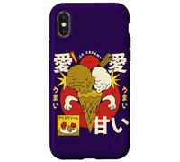 Cute Kawaii Ice Cream Cone Japan Style Sweet Food Cartoon Case for iPhone X/XS