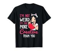 Cute Kawaii I'm Not Weird I'm Creative Anime T-Shirt