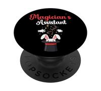 Cute Kawaii Magician's Assistant Rabbit Magic Trick Lovers PopSockets Adhesive PopGrip