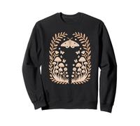 Cute Kawaii Mushroom Butterfly Toadstools Forest Botany Sweatshirt