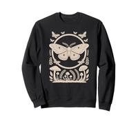Cute Kawaii Mushroom Butterfly Toadstools Forest Botany Sweatshirt