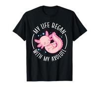 Cute Kawaii My Life Began with My Axolotl T-Shirt