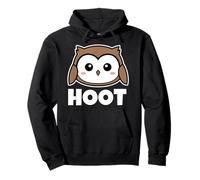 Cute Kawaii Owl Hoot Funny Bird Lover Animal Fan Pullover Hoodie