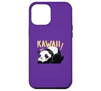 Cute Kawaii Panda Illustration Adorable Animal Art Case for iPhone 12 Pro Max