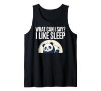Cute Kawaii Panda, What can I say? I Like Sleep Tank Top