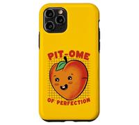 Cute Kawaii Peach Pun Pit-Ome of Perfection Case for iPhone 11 Pro