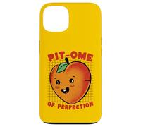 Cute Kawaii Peach Pun Pit-Ome of Perfection Case for iPhone 13