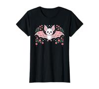 Cute Kawaii Pink Girls Coquette Halloween Bat T-Shirt