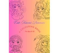 Cute Kawaii Princess Colouring Book