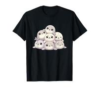Cute Kawaii Seal Pile Chubby Baby Ocean Friends T-Shirt