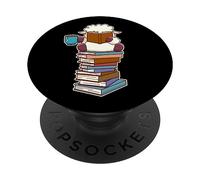 Cute Kawaii Sheep Reading A Book PopSockets Swappable PopGrip