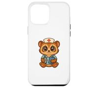 Cute Kawaii Slow Loris Nurse With Stethoscope Adorable Anime Case for iPhone 12 Pro Max