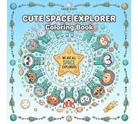 CUTE Kawaii Space Explorer Animals Coloring Book for Kids: Adorable Astronaut Animals in Outer Space | Fun Gift for Girls & Boys Ages 4-12: 40+ ... Pages for Kids, Who Love Space Adventures