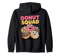 Cute Kawaii Sprinkle Crew Donut Squad Zip Hoodie