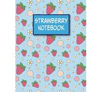 Cute Kawaii Strawberry Notebook: Grid Journal for School, Planning & Doodling