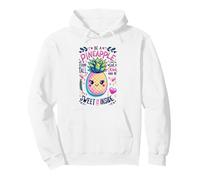 Cute kawaii style Be A Pineapple Inspirational Quote Pullover Hoodie