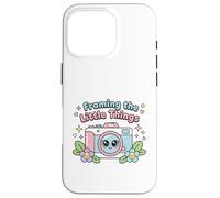 Cute Kawaii Style Photographing Little Things Photographer Case for iPhone 16 Pro