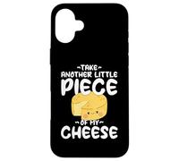 Cute Kawaii Take Another Little Piece Of My Cheese Case for iPhone 16 Plus