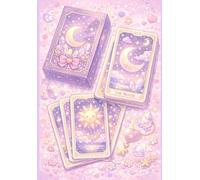Cute Kawaii Tarot Cards A5 Dotted Notebook Journal