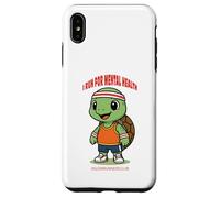 Cute Kawaii Turtle Slow Runners Club Run For Mental Health Case for iPhone XS Max