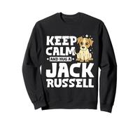 Cute Keep Calm And Hug A Jack Russell Sweatshirt