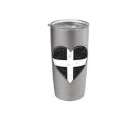 Cute Kernow Cornwall Flag St Piran's Day Proud Cornish Roots Stainless Steel Insulated Tumbler