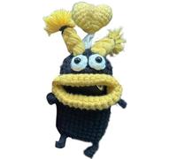 Cute Key Case - Creative Cute Key Case, Cartoon Key Case for Pull-Out, Beautiful Pure Crochet Key Bag, Handmade Knitted Keyring, Sausage Mouth