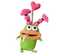 Cute Key Case - Creative Cute Key Case, Cartoon Key Case for Pull-Out, Beautiful Pure Crochet Key Bag, Handmade Knitted Keyring, Sausage Mouth