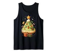 Cute Key Lime Pie Christmas Tree Xmas Tank Top