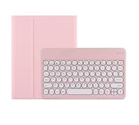 Cute Keyboard Case for iPad Air 11 Inch M3/M2, iPad Pro 11-inch 4th/3rd/2nd/1st Gen & iPad Air 5th/4th Gen 10.9 inch Case Removable Bluetooth Colorful Keyboard Cute Round Key,Pink