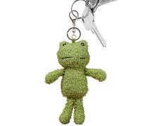 Cute Keychain Frog Plush Keychain - Green Frog Doll Keychain, Cute Keychain Accessories Bag Pendant, For Kids Bag, Purse, Backpack, Handbag, Adorable Frog Keychains & Cute Keychains For Women