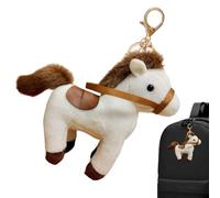 Cute Keychain - Horse Plush Key Chain, Small Stuffed KeychaiNn Pendant | Adorable Accessory For Backpack Luggage Phone Handbag Car Travel School Party Birthday Kids Adults Boys Girls